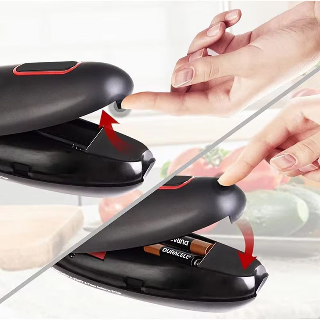 High-Power Electric Can Opener with Smooth Edge Cutting Technology