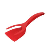 2-in-1 Nylon Flip Tongs and Egg Spatula for Cooking and Serving