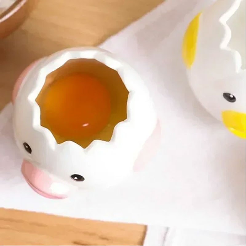 Cute Cartoon Egg Separator for Easy Egg White Separation