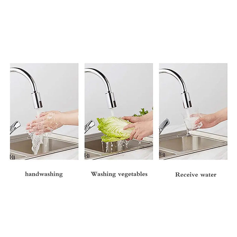 Intelligent Touchless Sensor Faucet with Automatic Water-Saving Feature