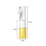 Press-Type Oil Spray Bottle for Cooking, BBQ, and Grilling