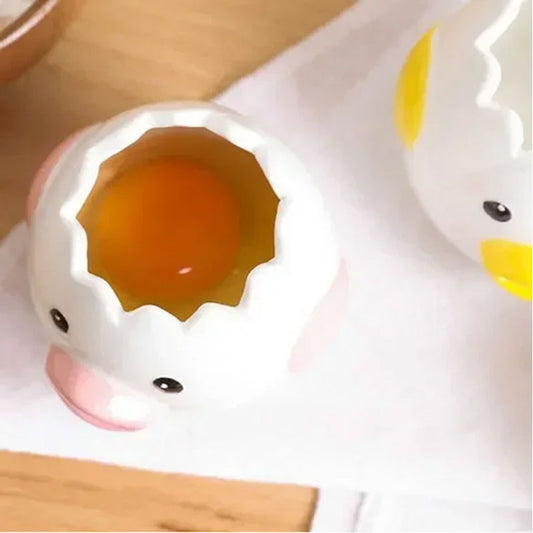 Cute Cartoon Egg Separator for Easy Egg White Separation