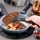 2-in-1 Nylon Flip Tongs and Egg Spatula for Cooking and Serving